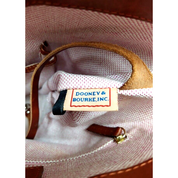 Dooney & Bourke Black Pebbled Leather Double Handles Tote Shoulder Bag - Picture 13 of 15